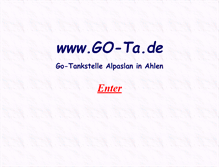 Tablet Screenshot of go-ta.de